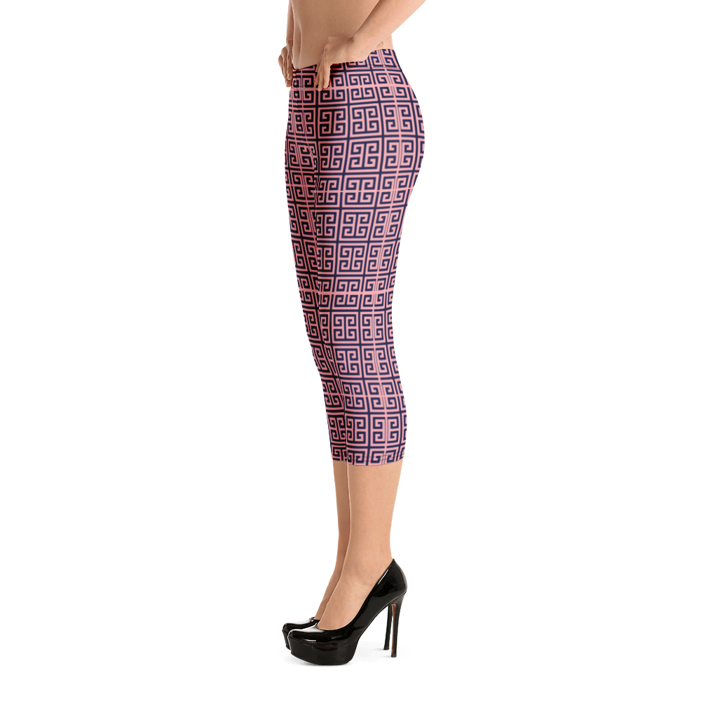 pink women's leggings