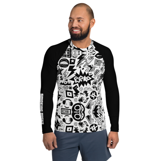 Graffiti Style Men's Rash Guard