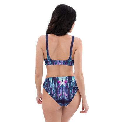 Cyber City high-waisted bikini