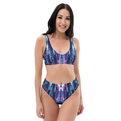 Cyber City high-waisted bikini