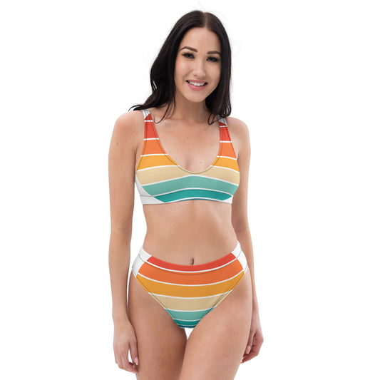 70's Style high-waisted bikini