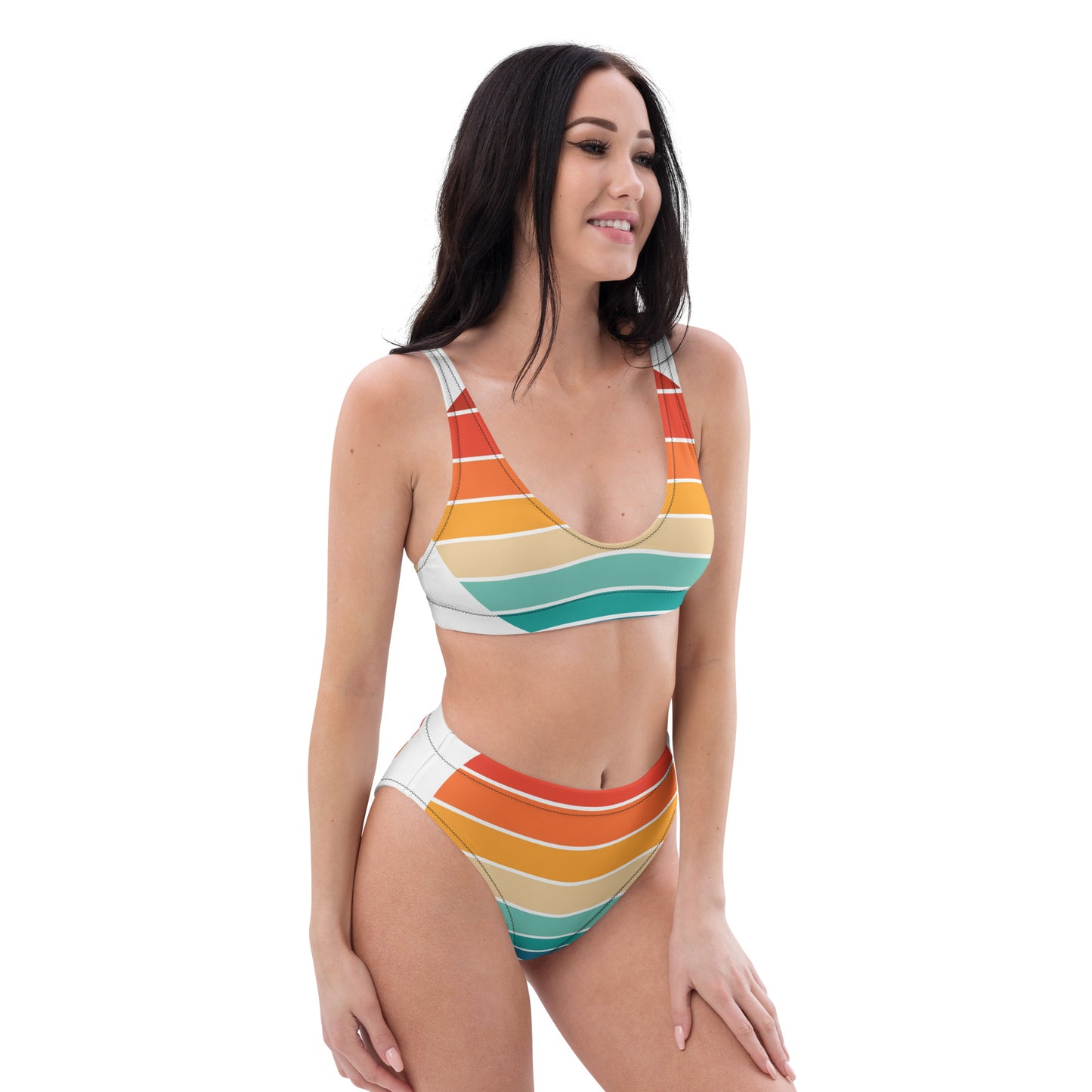 70's Style high-waisted bikini