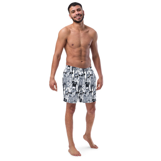 Skeleton Family Men's swim trunks