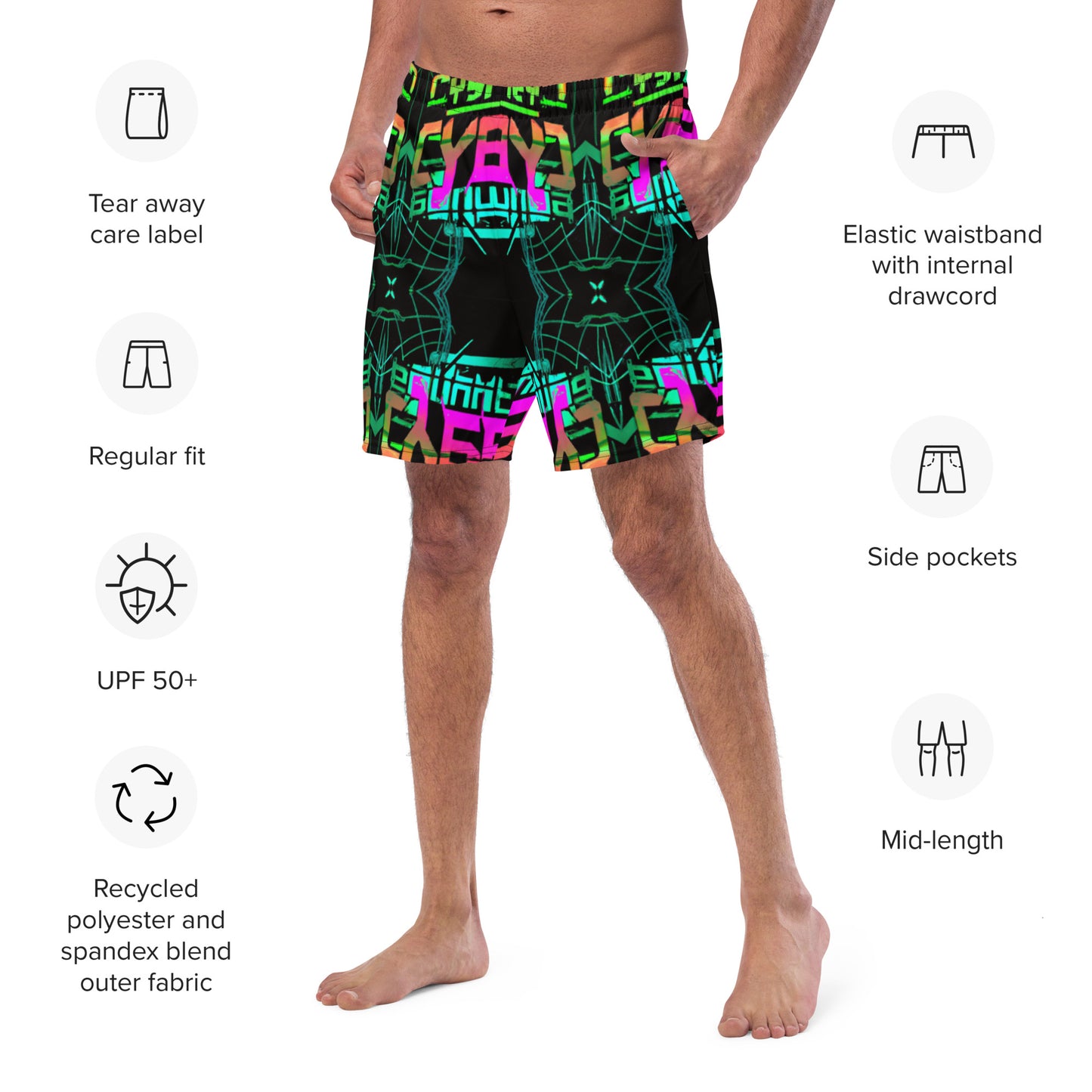 Cyber Men's swim trunks