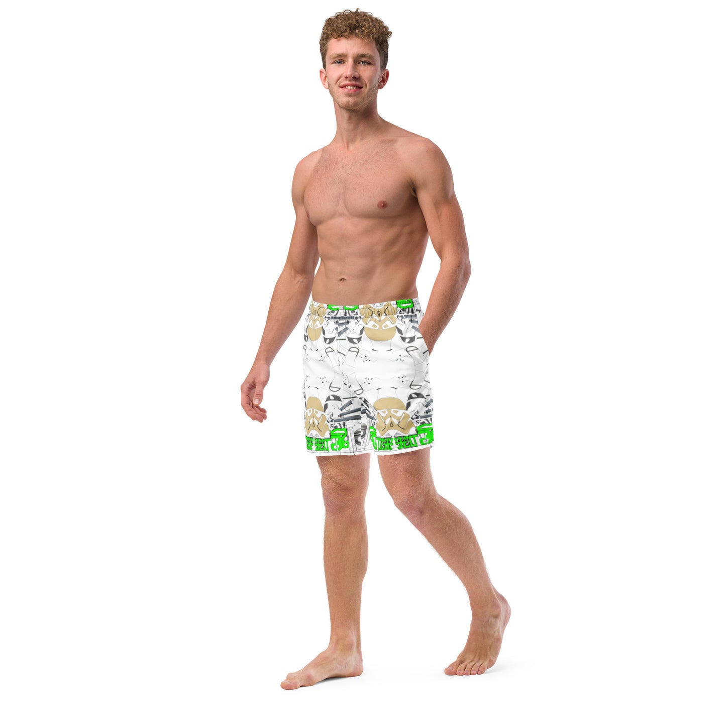 Graffiti Style Men's swim trunks