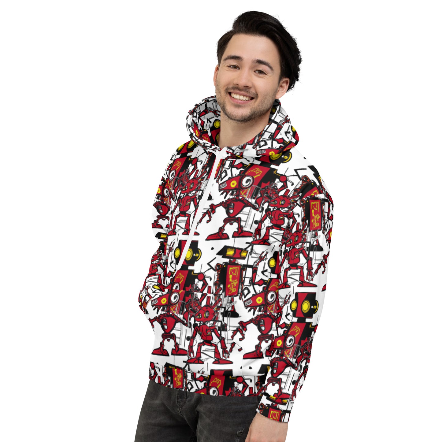 Robot style Unisex Hoodie