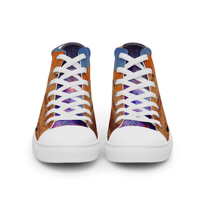 Men’s high top canvas shoes