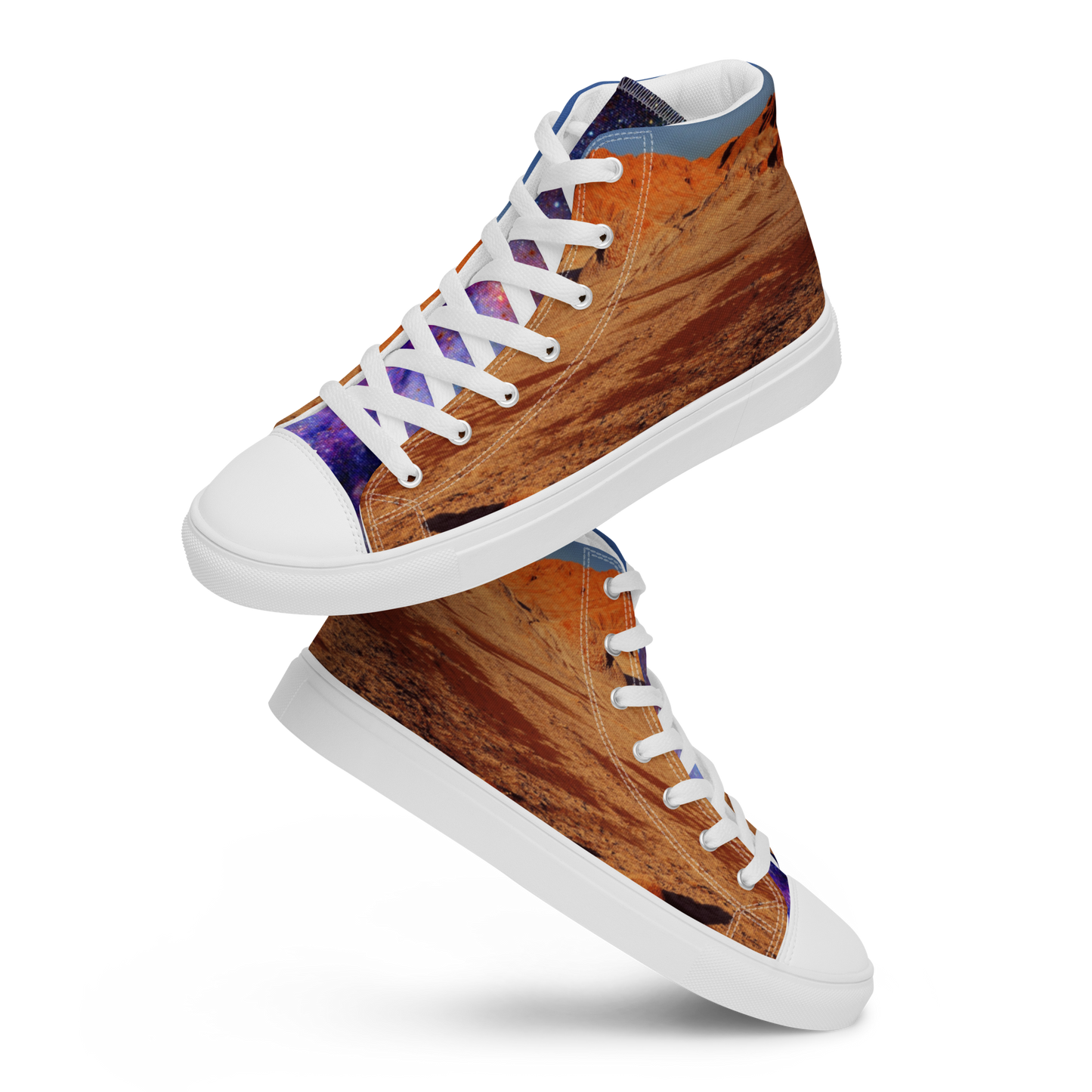 Men’s high top canvas shoes