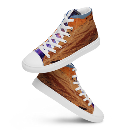 Men’s high top canvas shoes