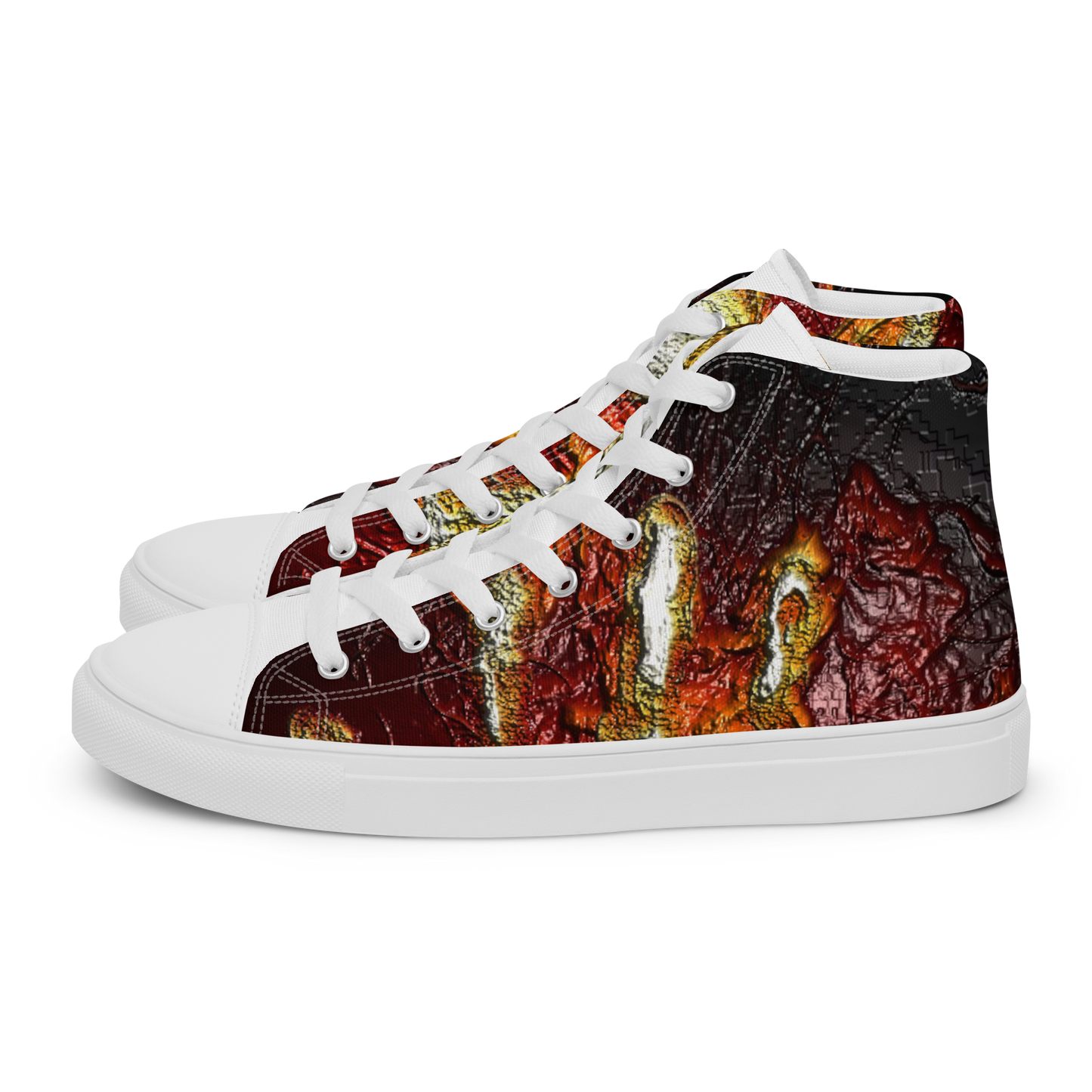 Men’s high top canvas shoes