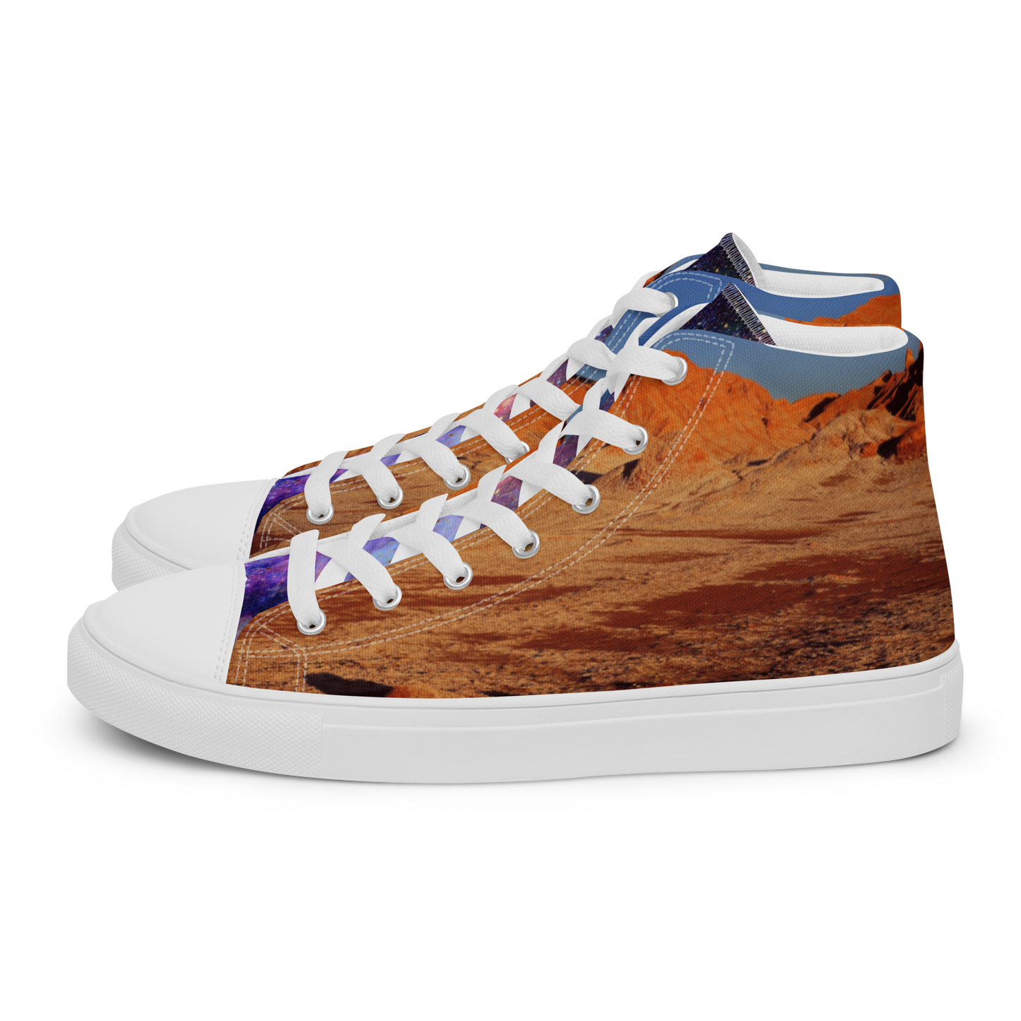 Men’s high top canvas shoes