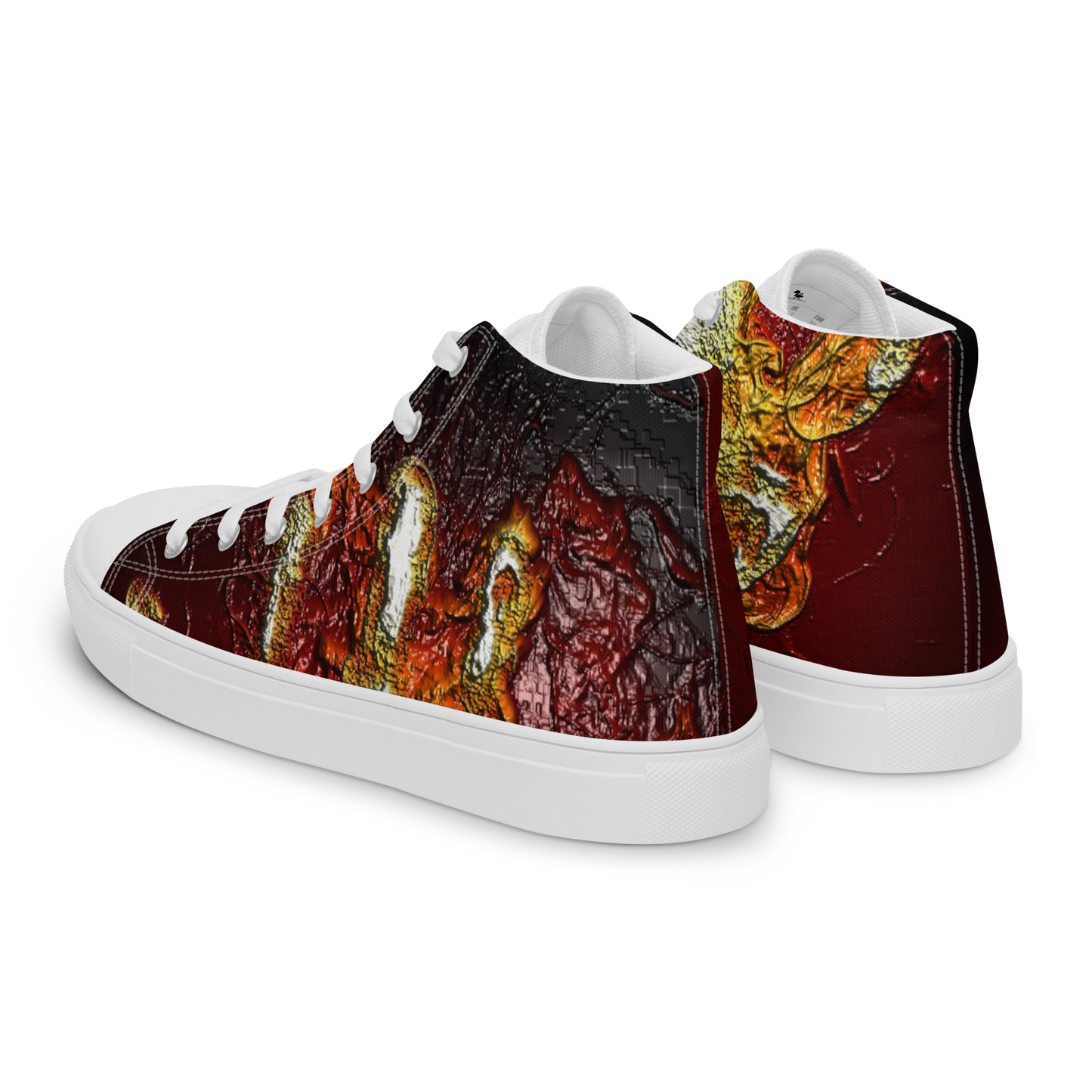 Men’s high top canvas shoes