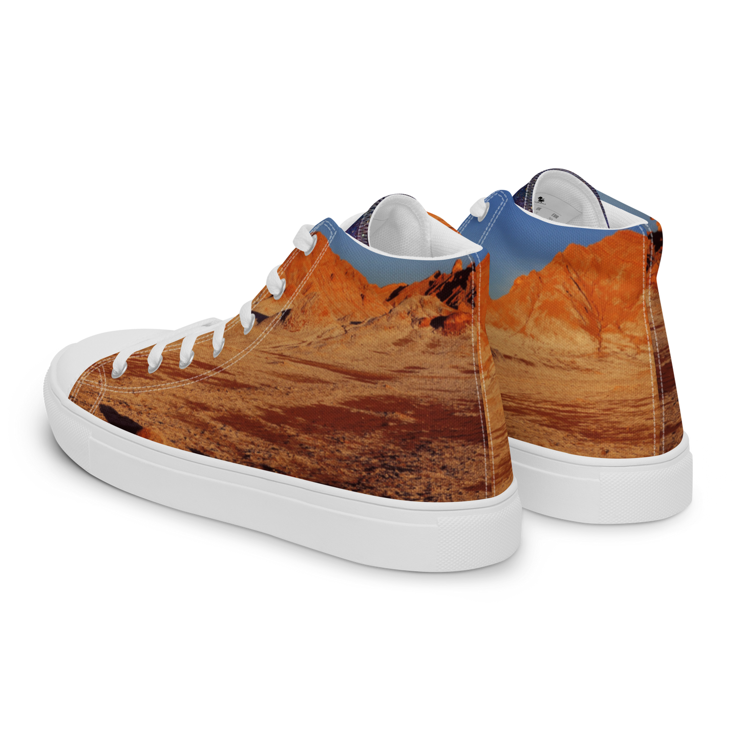 Men’s high top canvas shoes