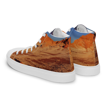 Men’s high top canvas shoes