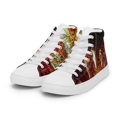 Men’s high top canvas shoes