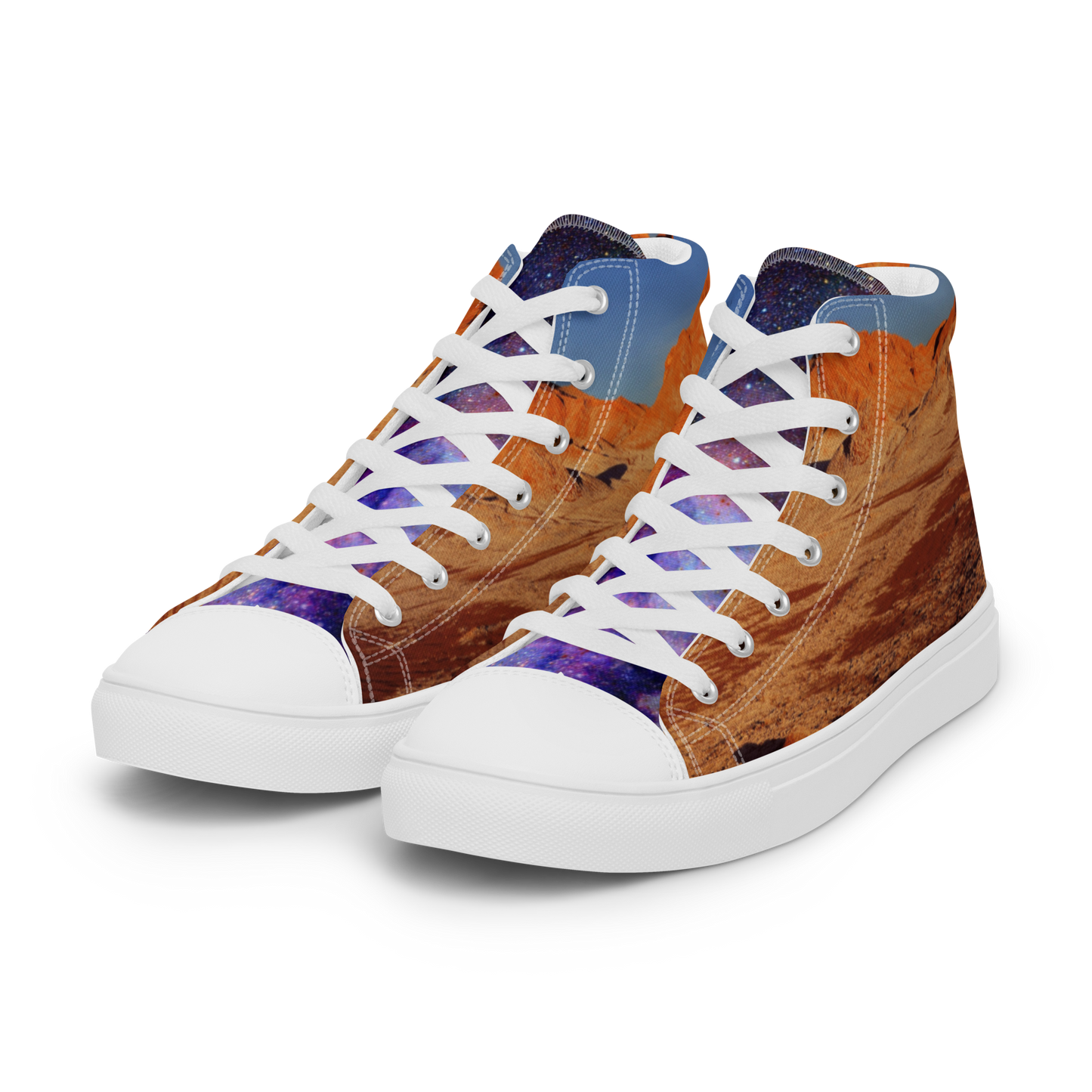 Men’s high top canvas shoes