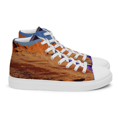 Men’s high top canvas shoes