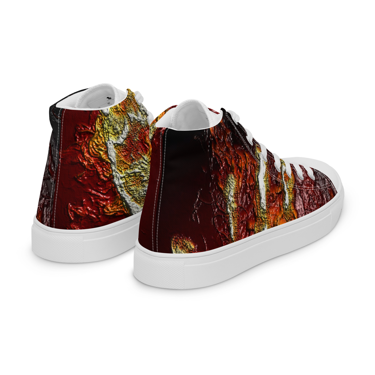 Men’s high top canvas shoes