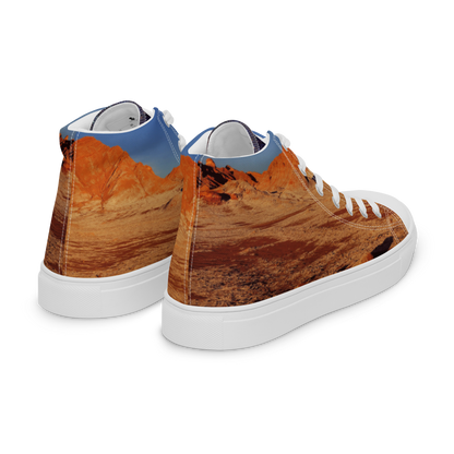 Men’s high top canvas shoes