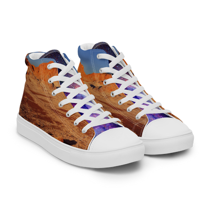 Men’s high top canvas shoes