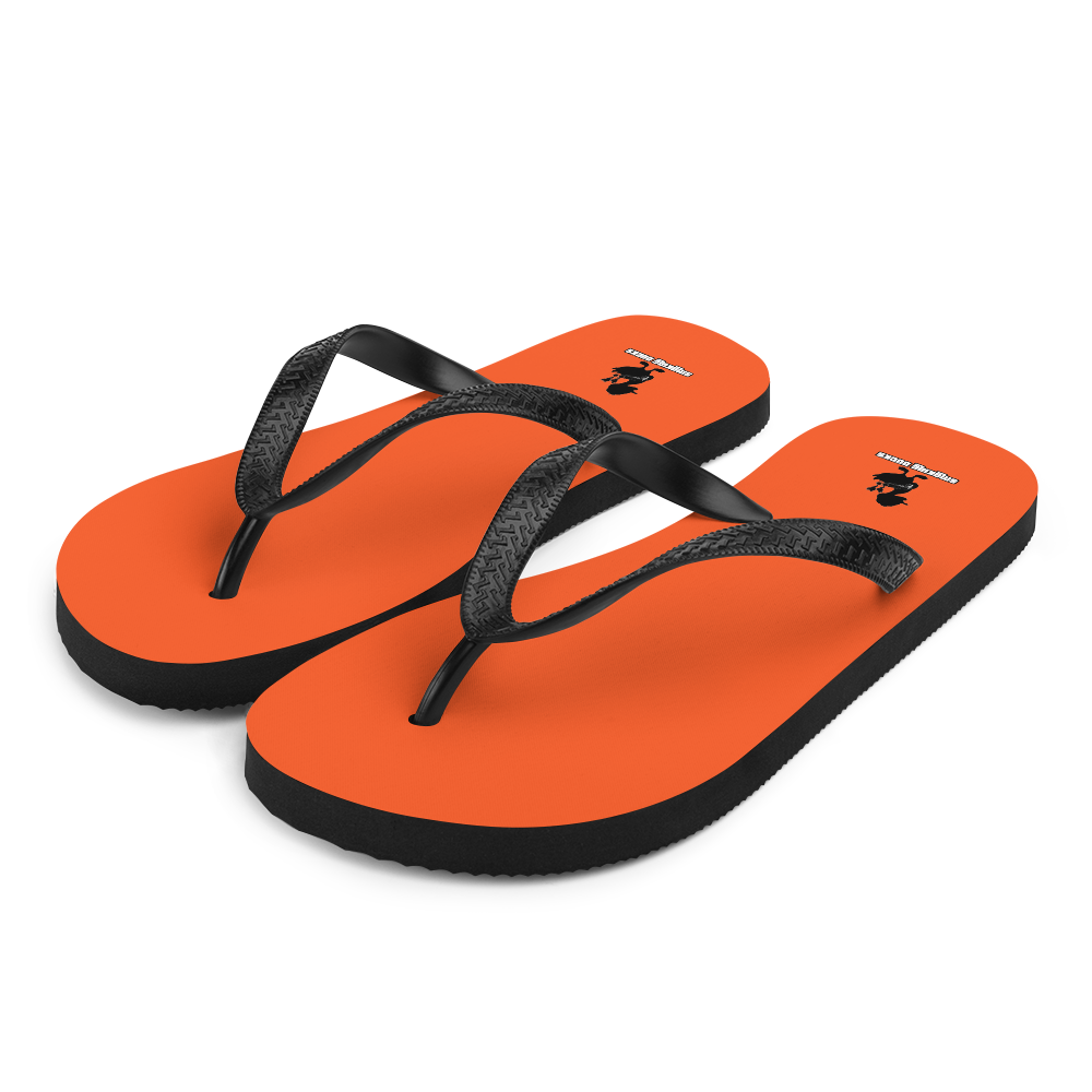 the best shop orange Flip Flop , smoking ducks brand, Australia, men's and women's flip-flops