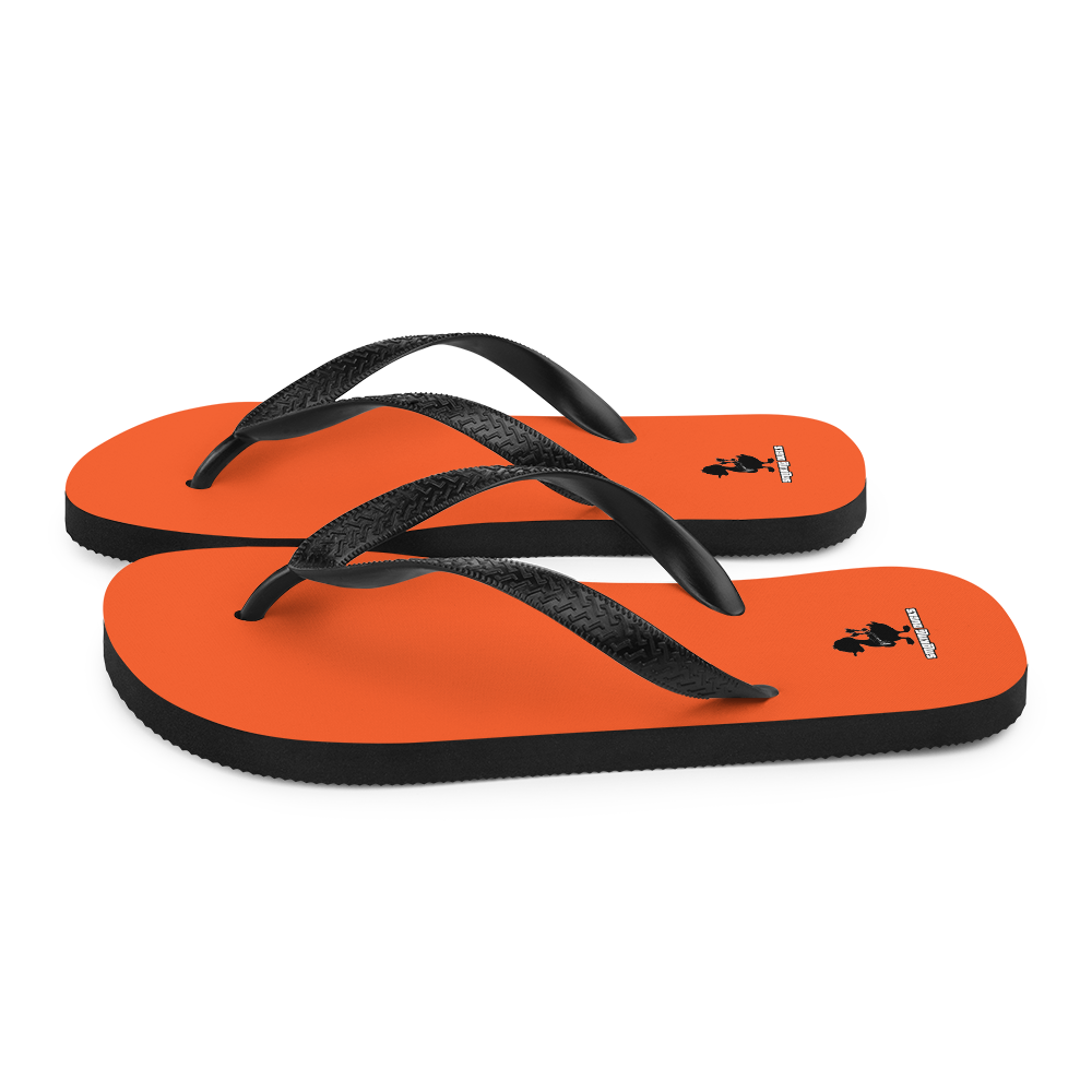 the best shop orange Flip Flop , smoking ducks brand, Australia, men's and women's flip-flops