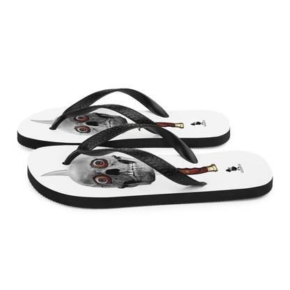 skull and knife, the best shop Flip Flop , smoking ducks brand, Australia, men's and women's flip-flops, pirate flip-flops