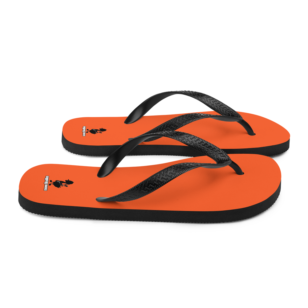 the best shop orange Flip Flop , smoking ducks brand, Australia, men's and women's flip-flops