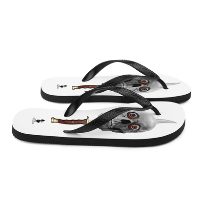 skull and knife, the best shop Flip Flop , smoking ducks brand, Australia, men's and women's flip-flops, pirate flip-flops