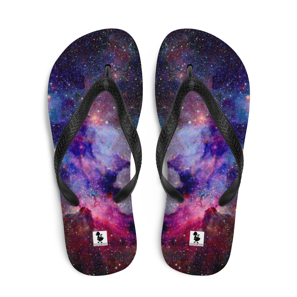 space,  galaxy flip-flops