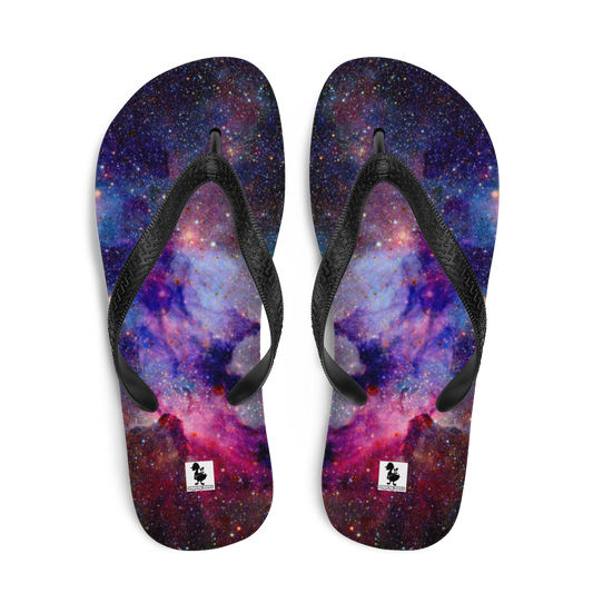 space,  galaxy flip-flops