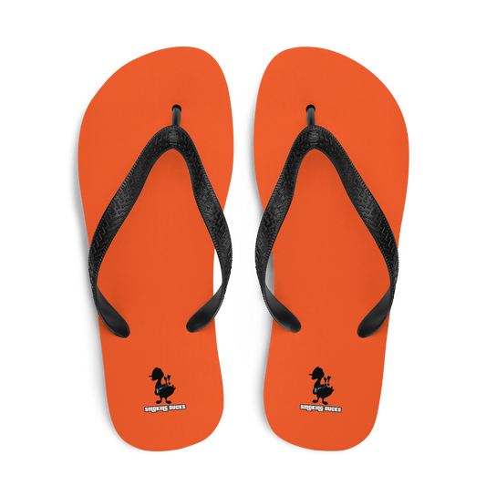 the best shop orange Flip Flop , smoking ducks brand, Australia, men's and women's flip-flops