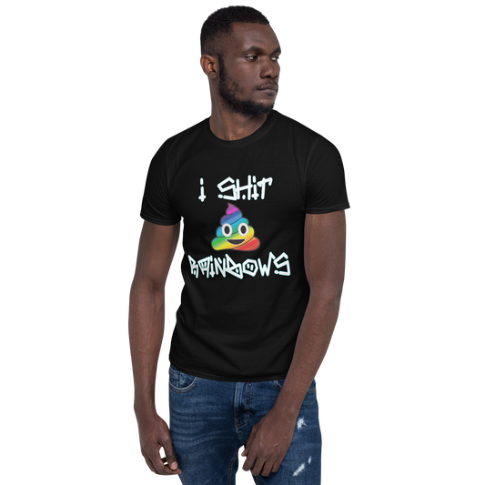 Rainbow poo Short-Sleeve Unisex T-Shirt