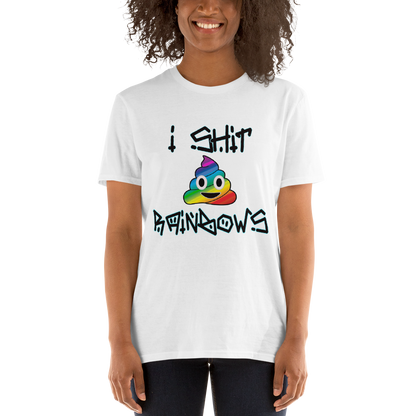 Rainbow poo Short-Sleeve Unisex T-Shirt