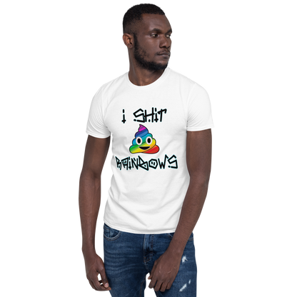 Rainbow poo Short-Sleeve Unisex T-Shirt