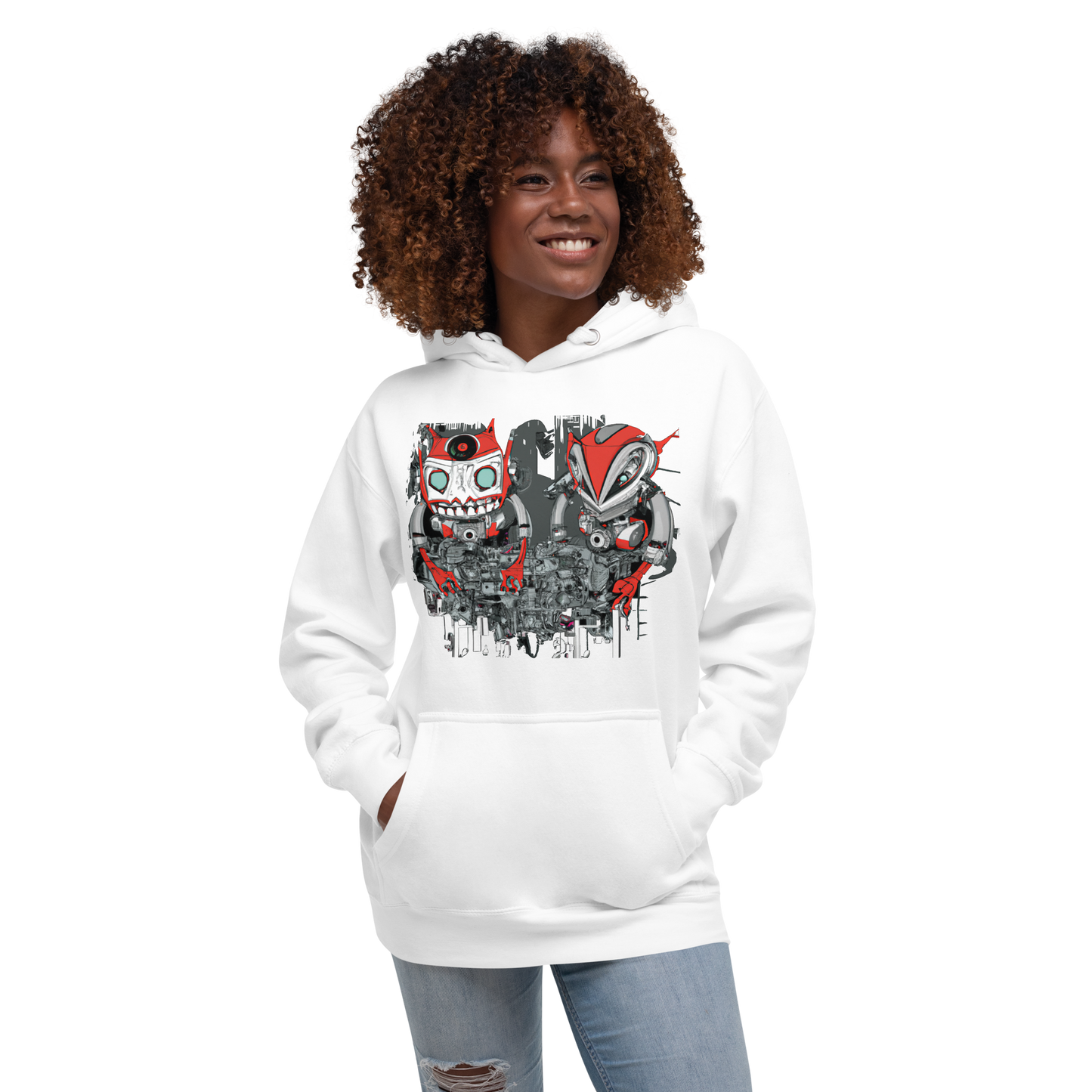 Robot style Unisex Hoodie