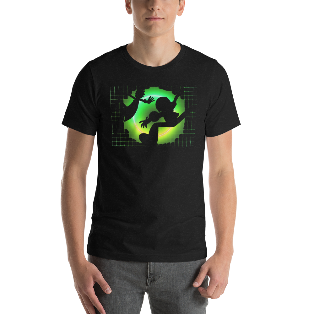 70's Game style Rick and Morty Unisex t-shirt