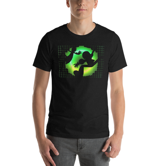 70's Game style Rick and Morty Unisex t-shirt