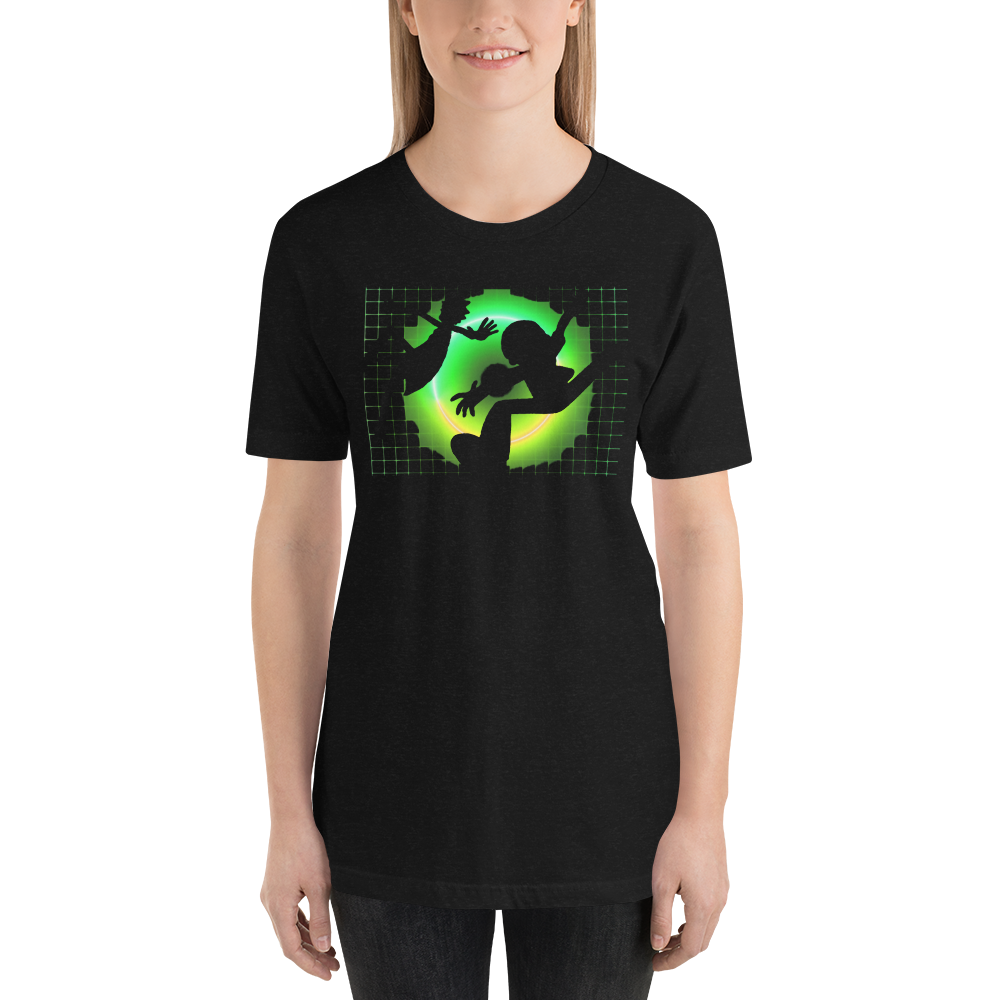 70's Game style Rick and Morty Unisex t-shirt