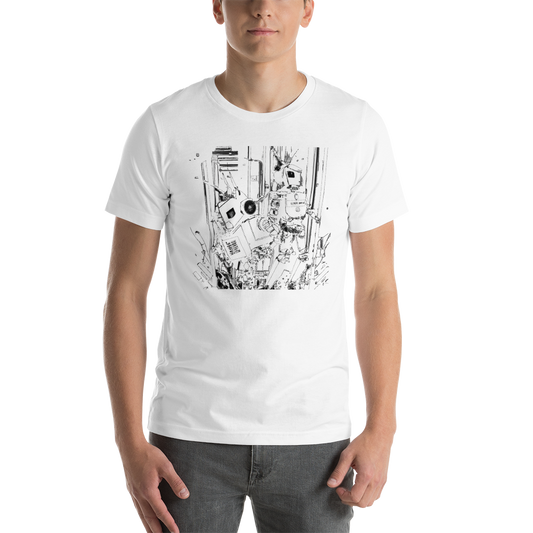 Robot style Unisex t-shirt