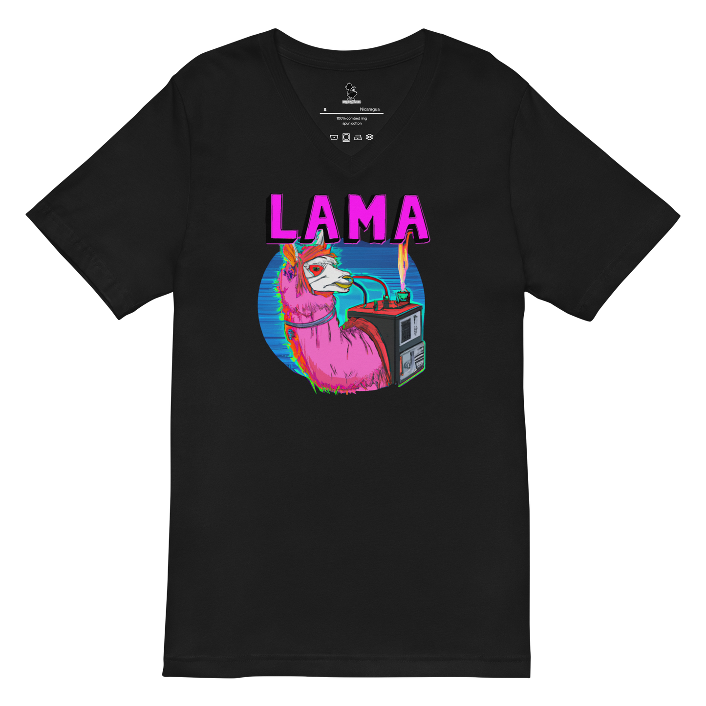 Lama Women's Short Sleeve V-Neck T-Shirt