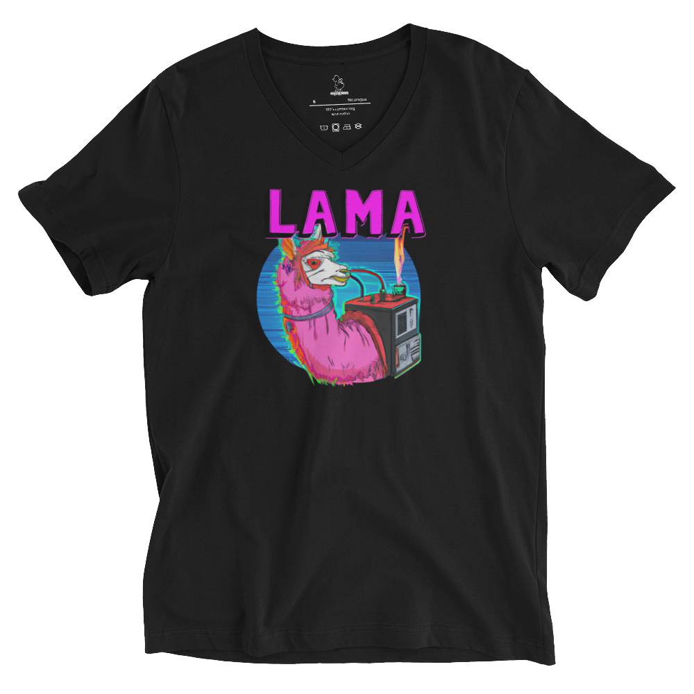 Lama Women's Short Sleeve V-Neck T-Shirt