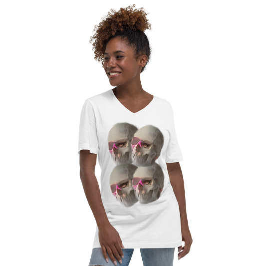 Womens Short Sleeve V-Neck T-Shirt