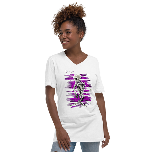 Women's Short Sleeve V-Neck T-Shirt