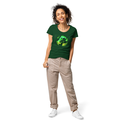 70's Game style Rick and Morty Women’s basic organic t-shirt