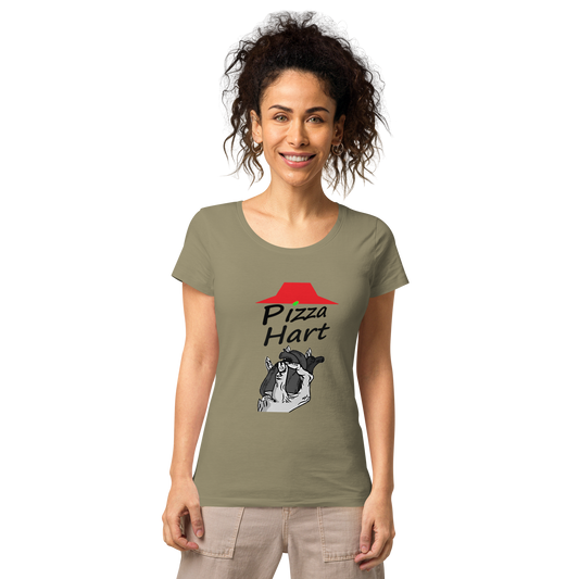 Pizza Hart Women’s basic organic t-shirt