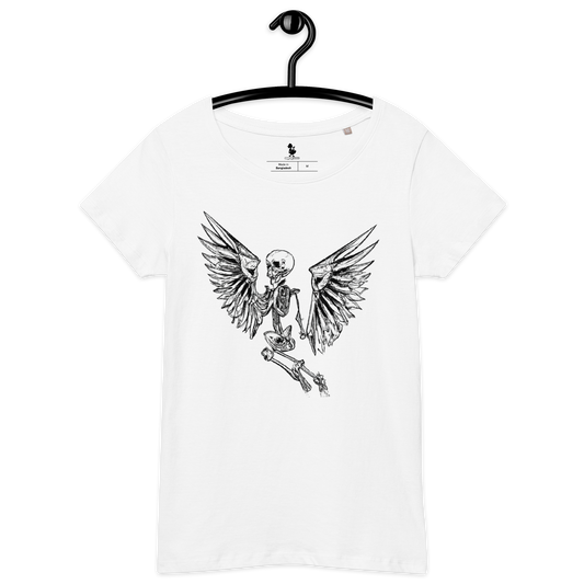 Skeleton Angel Women’s basic organic t-shirt