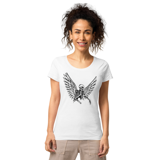 Skeleton Angel Women’s basic organic t-shirt