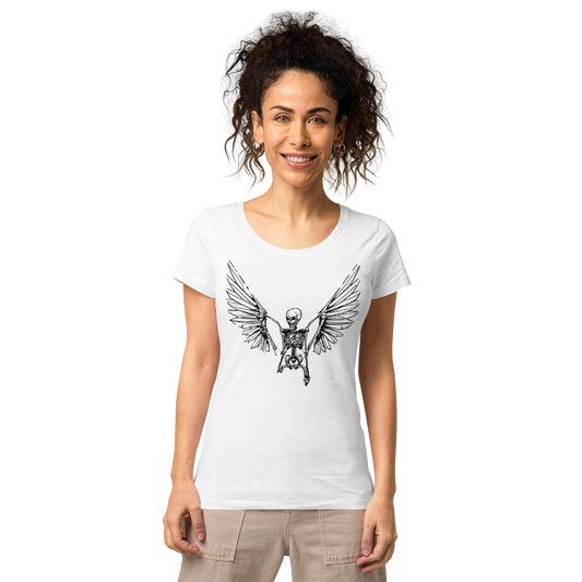 Skeleton Angel Women’s basic organic t-shirt