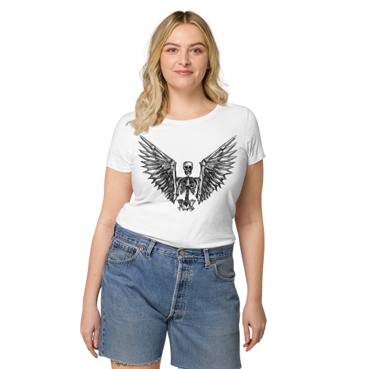 Skeleton Angel Women’s basic organic t-shirt